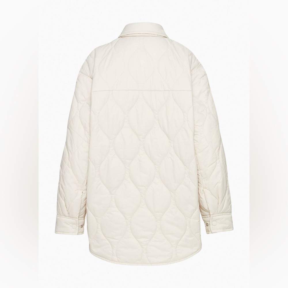 Wilfred Aritzia The Ganna Quilted Jacket Bone XSmall - Picture 9 of 16
